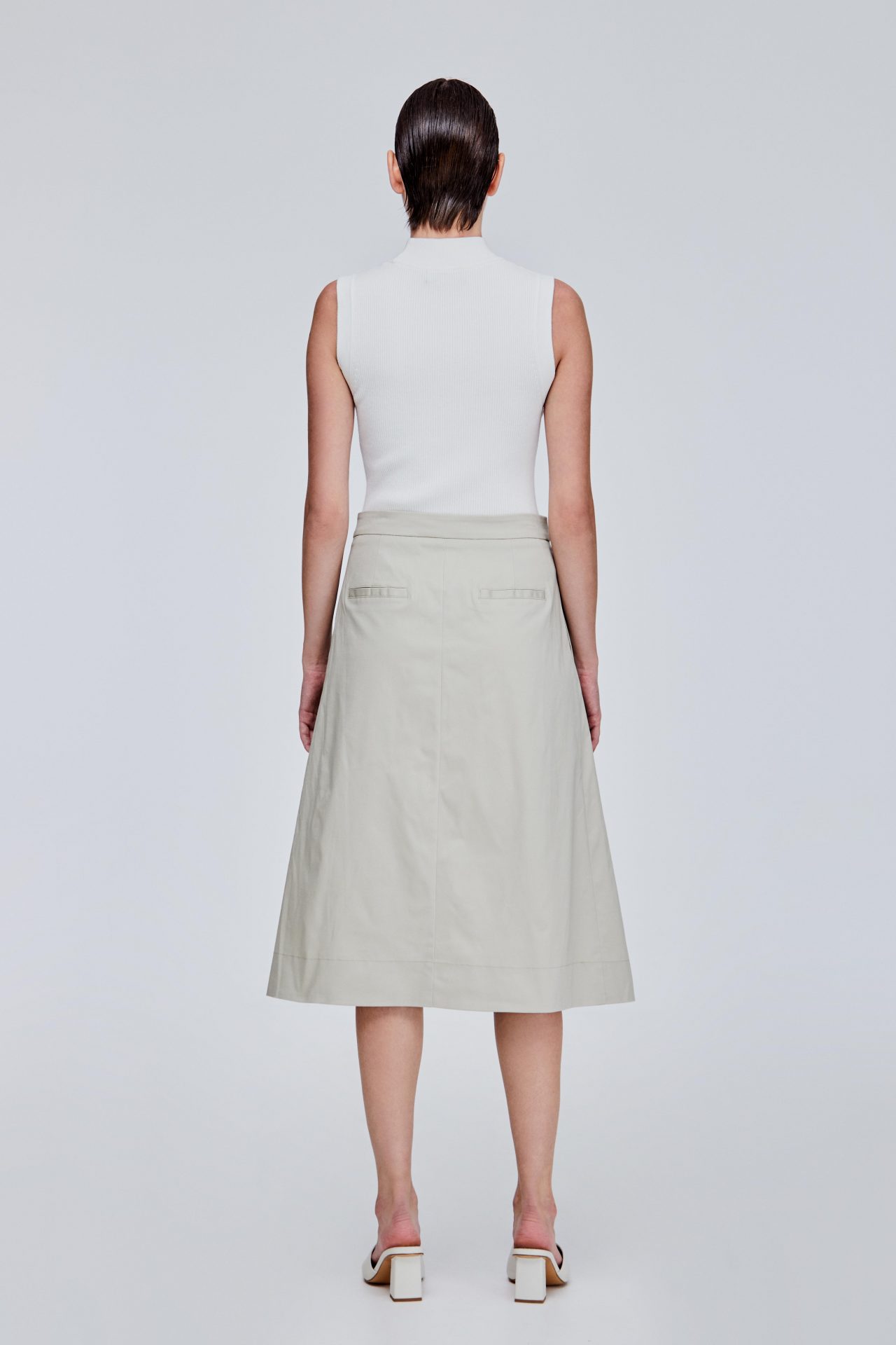 Pleats Detailed A-line Skirt - SANS & SANS